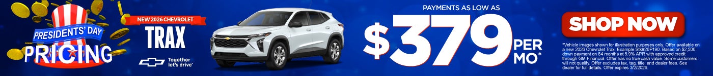 New 2026 Chevrolet Trax