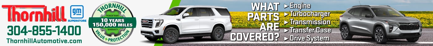 Thornhill Powertrain Warranty - 10 years / 150,000 miles.