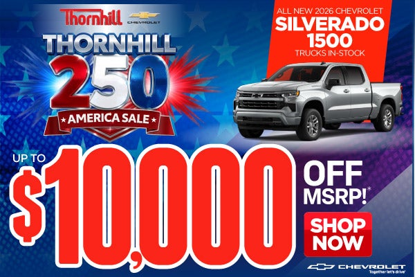 All New 2026 Chevrolet Silverado 1500 Trucks In-Stock	Up to 