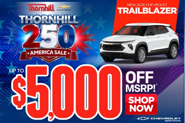 New 2026 Chevrolet Trailblazer